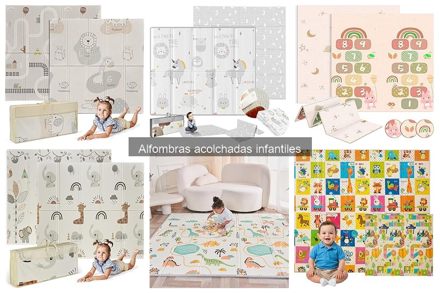 Descubre qué son las alfombras acolchadas infantiles