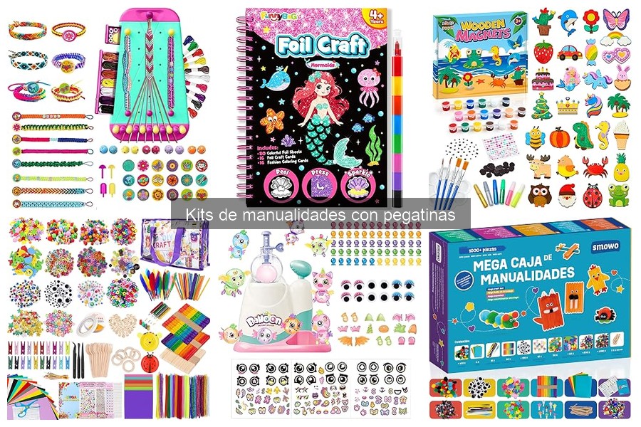 Descubre qué son los kits de manualidades con pegatinas