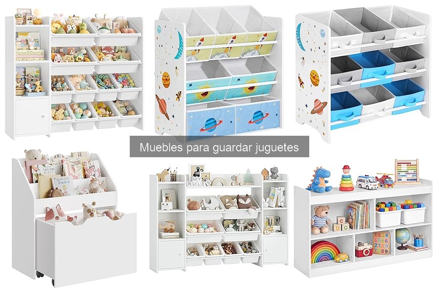 Diferencias entre cajas y muebles para guardar juguetes