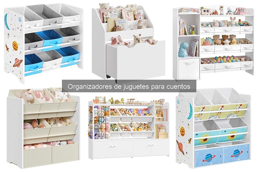 Diferencias entre organizadores de cuentos y juguetes