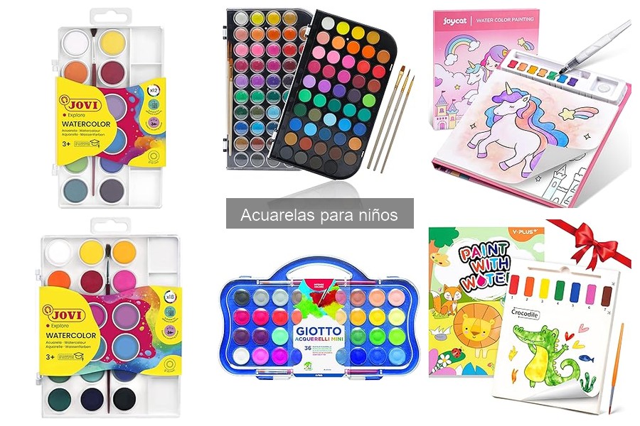 Dónde comprar acuarelas para niños a buen precio