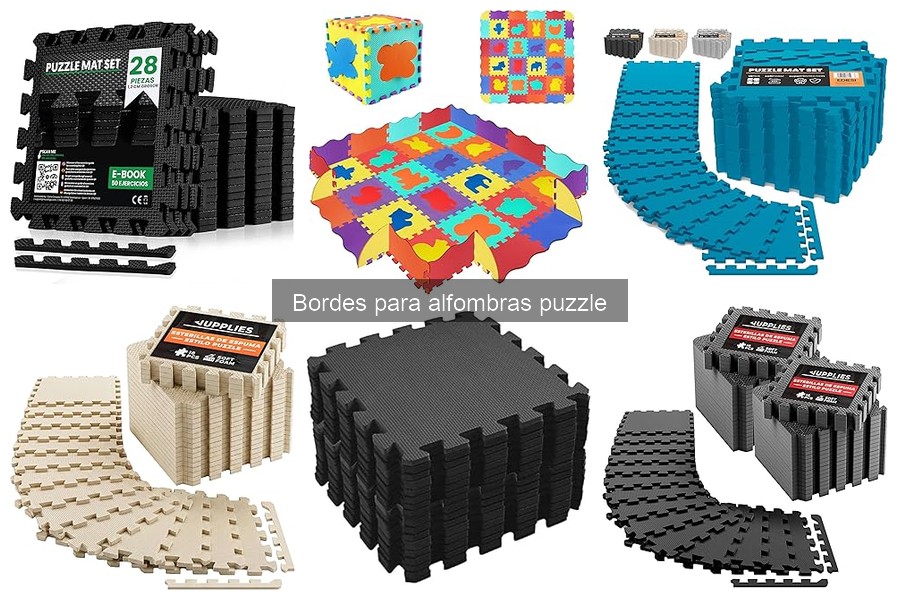 Dónde comprar bordes para alfombras puzzle: mejores opciones
