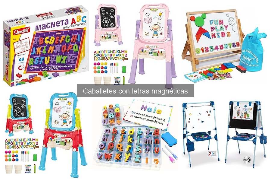 Dónde comprar caballetes con letras magnéticas y precios