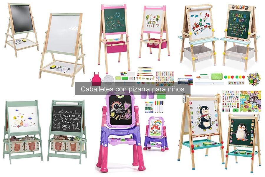 Dónde comprar caballetes con pizarra para niños al mejor precio