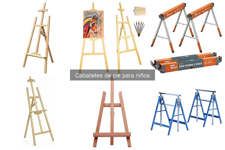 Dónde comprar caballetes de pie para niños: mejores opciones