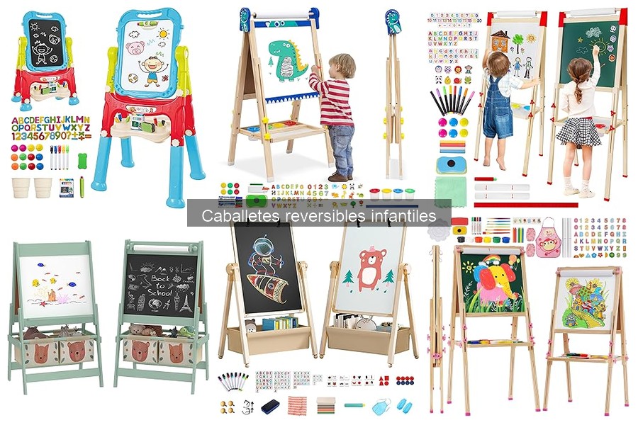 Dónde comprar caballetes reversibles infantiles al mejor precio