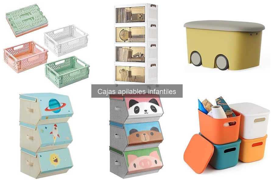 Dónde comprar cajas apilables infantiles a buen precio
