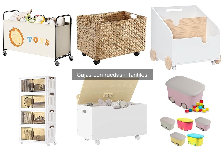 Dónde comprar cajas con ruedas infantiles al mejor precio