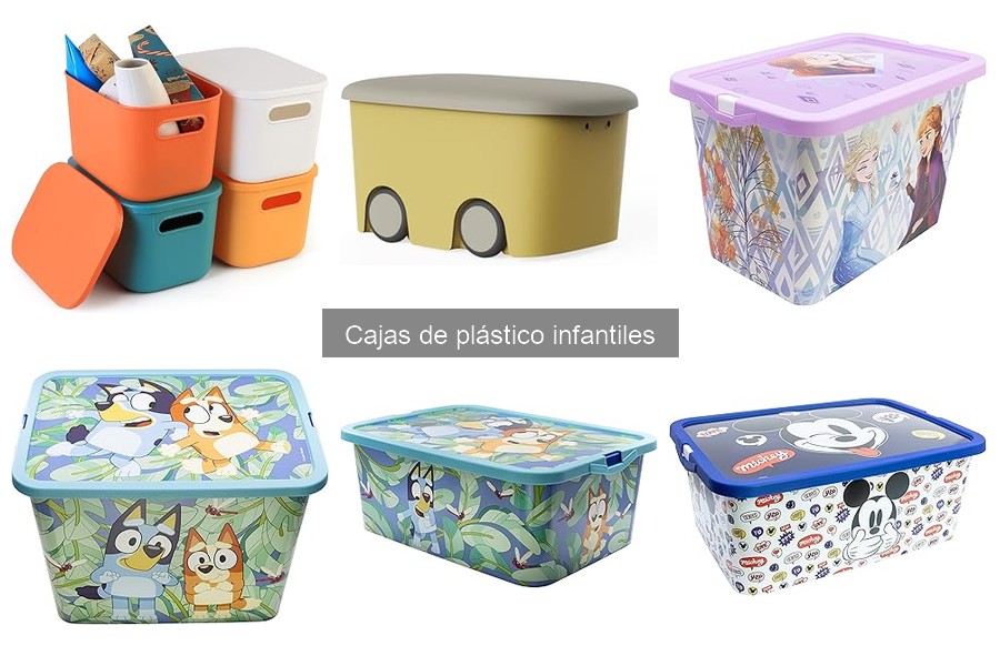 ¿Dónde comprar cajas de plástico infantiles a buen precio?