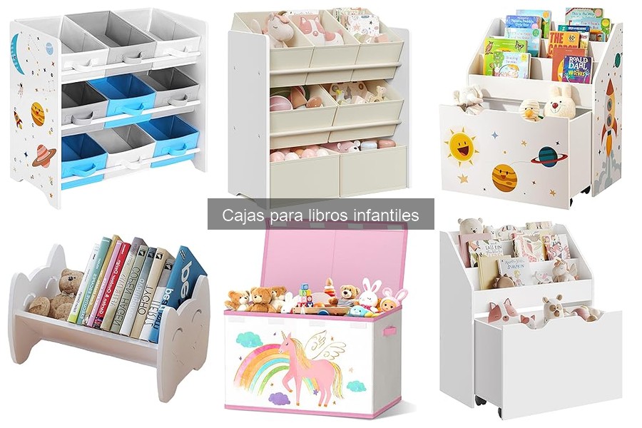 Dónde comprar cajas para libros infantiles asequibles