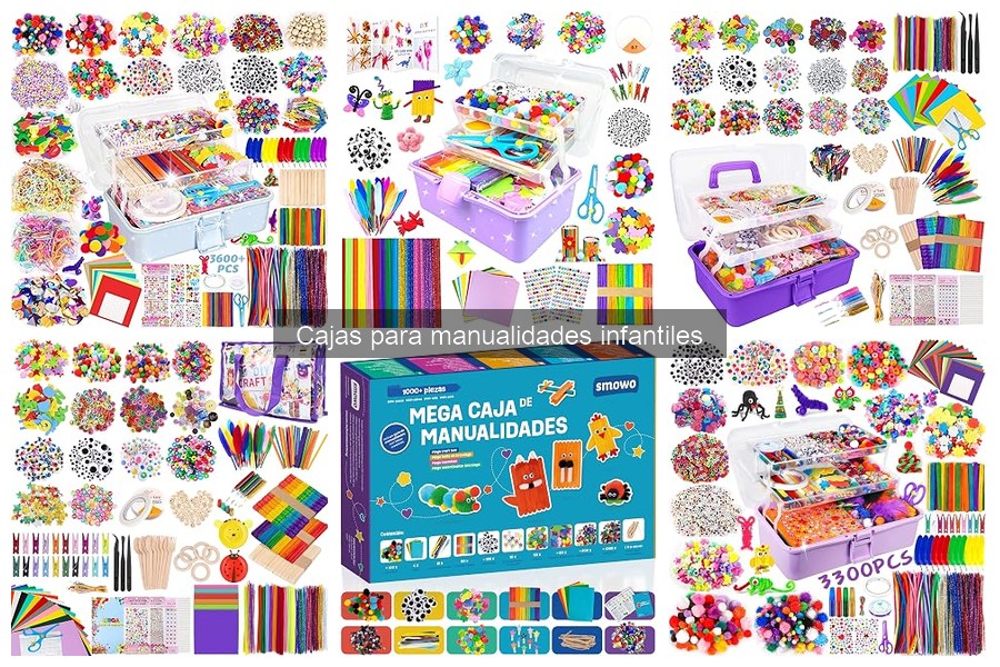 Dónde comprar cajas para manualidades infantiles: Mejores opciones