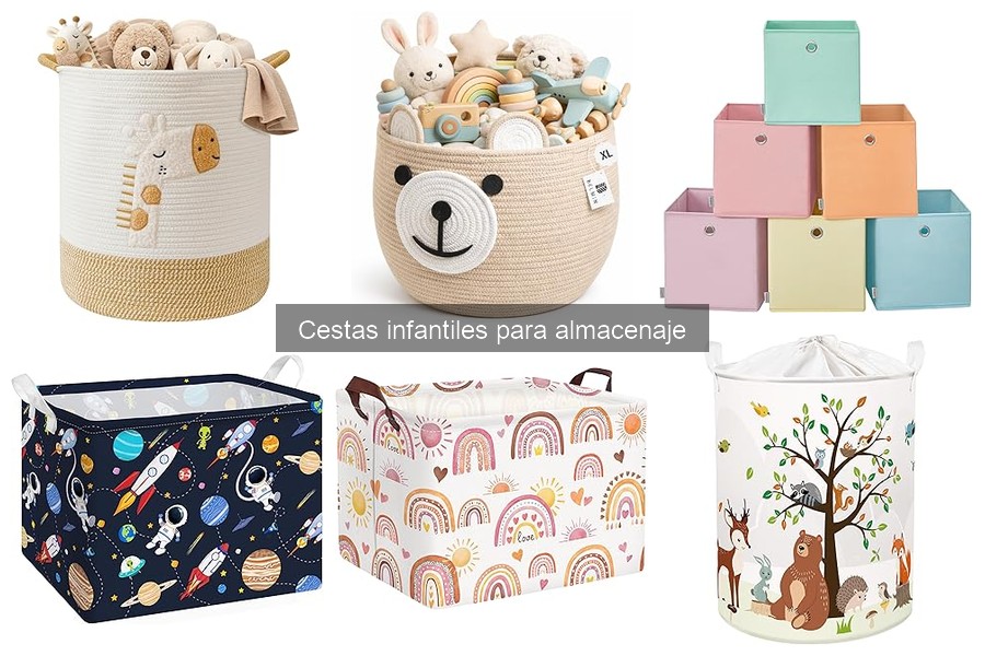 Dónde comprar cestas infantiles para almacenaje al mejor precio