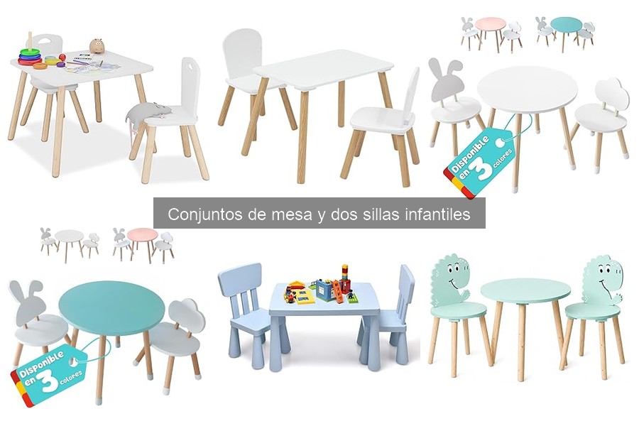 Dónde Comprar Conjuntos de Mesa y Sillas Infantiles al Mejor Precio