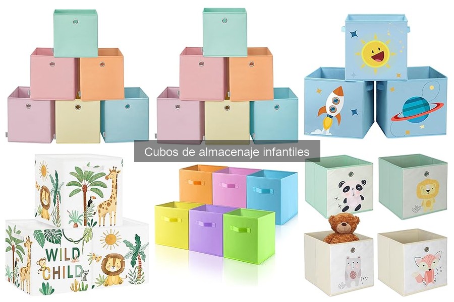 Dónde comprar cubos de almacenaje infantiles a buen precio