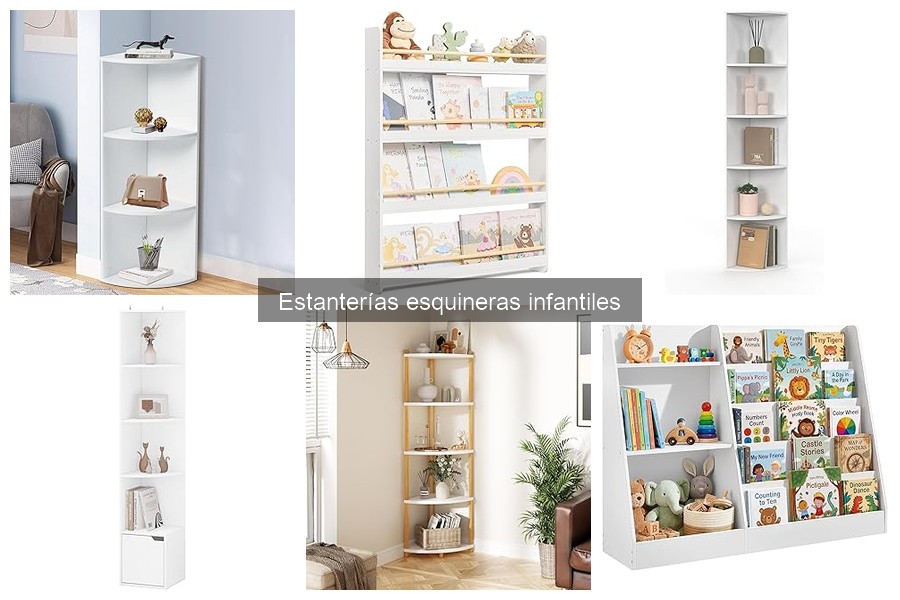 Dónde comprar estanterías esquineras infantiles baratas