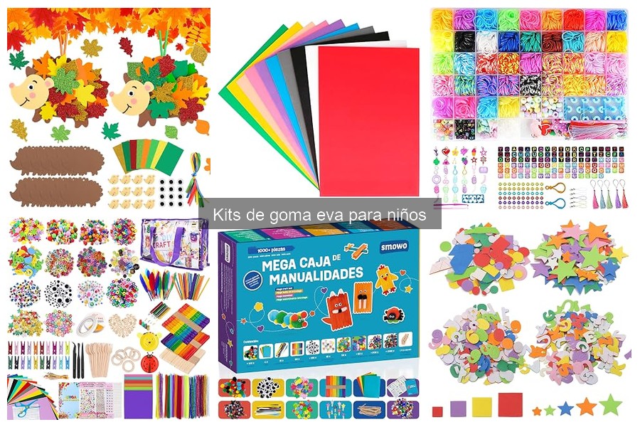 Dónde comprar kits de goma eva para niños: Mejores opciones