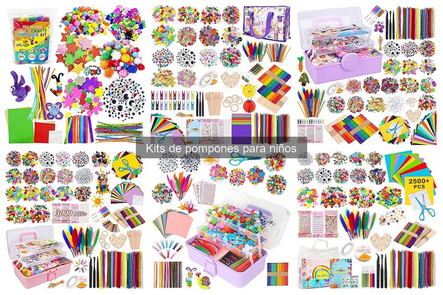 Dónde comprar kits de pompones para niños a buen precio