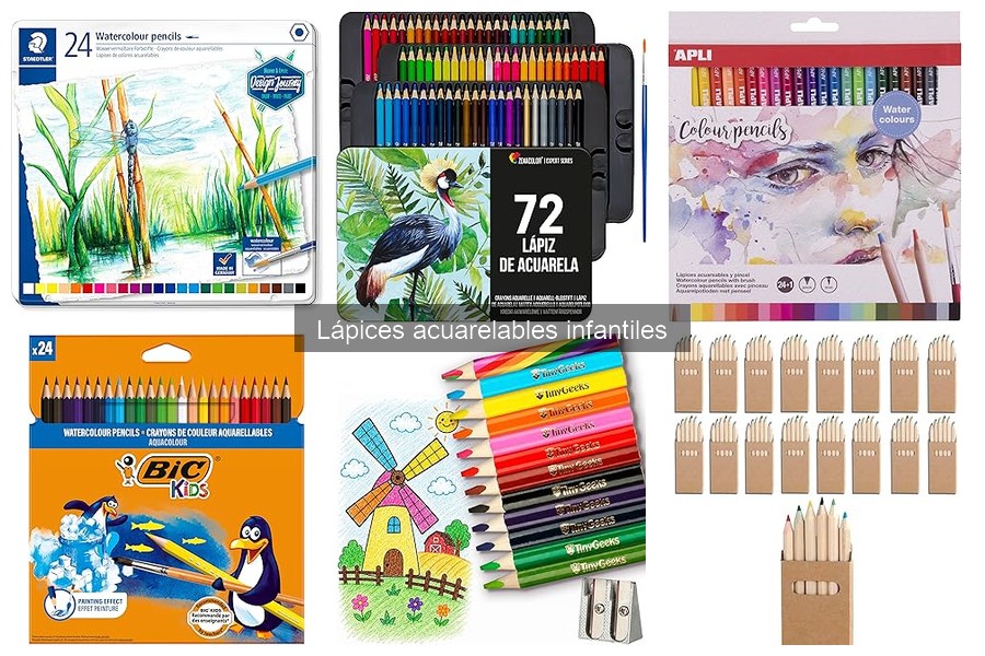 Dónde comprar lápices acuarelables infantiles a buen precio