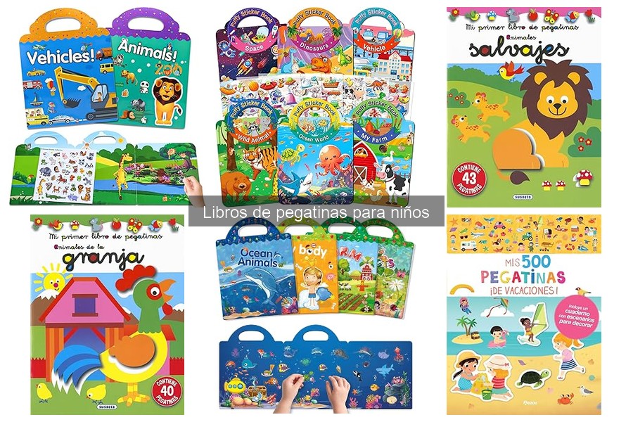 Dónde comprar libros de pegatinas para niños a buen precio