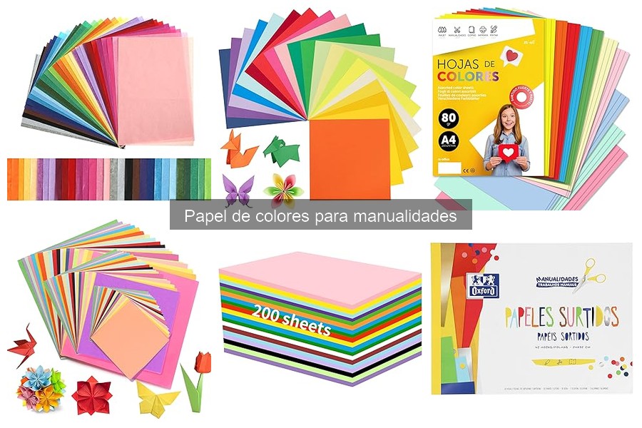 Dónde comprar papel de colores para manualidades: Mejores opciones