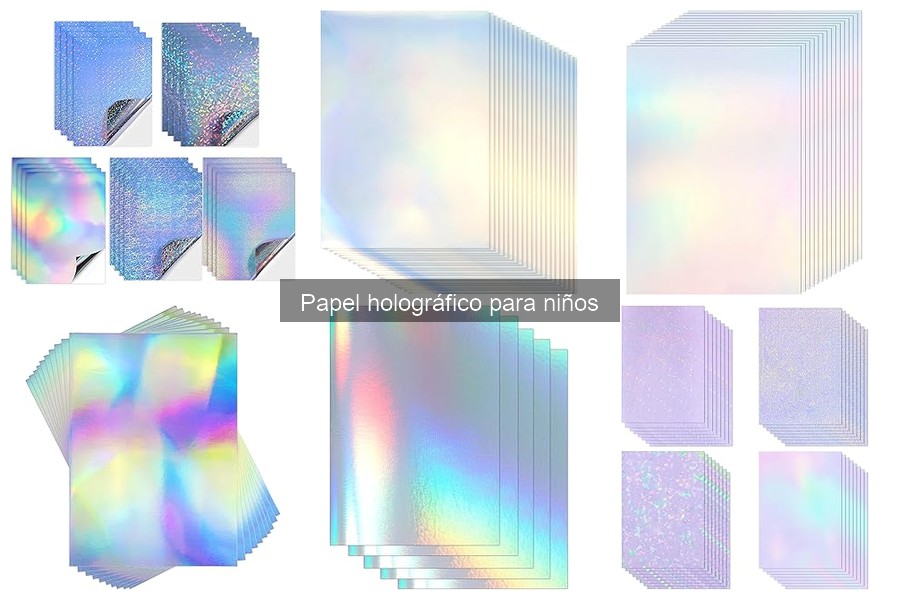 Dónde comprar papel holográfico para manualidades infantiles