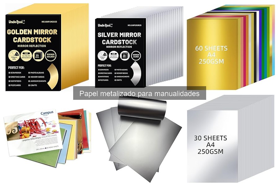 Dónde comprar papel metalizado para manualidades
