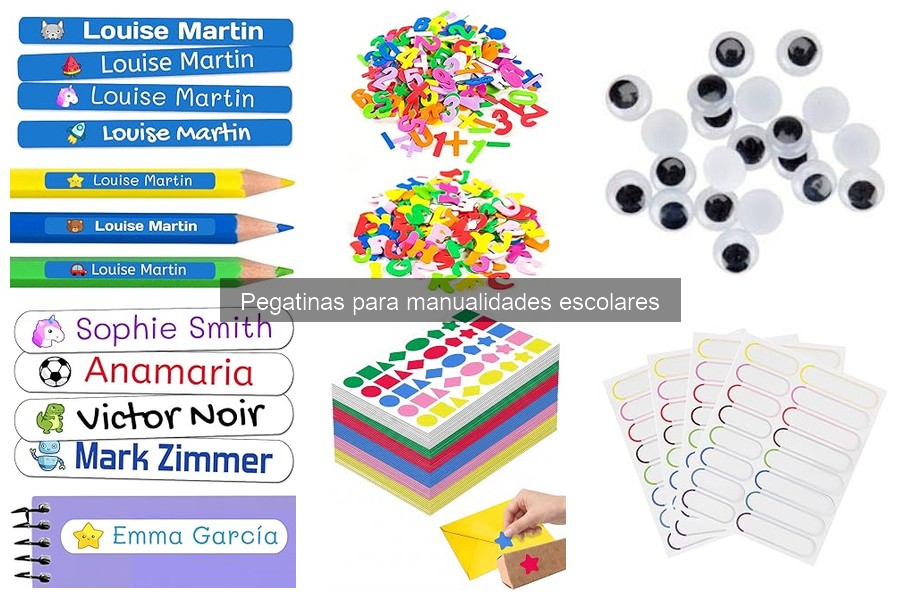 Dónde comprar pegatinas para manualidades escolares