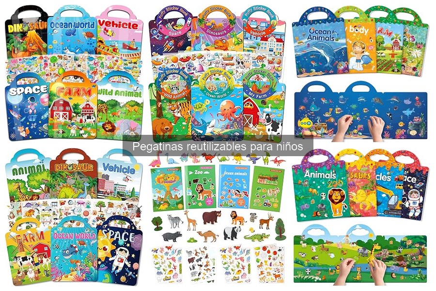 Dónde Comprar Pegatinas Reutilizables para Niños con Ofertas