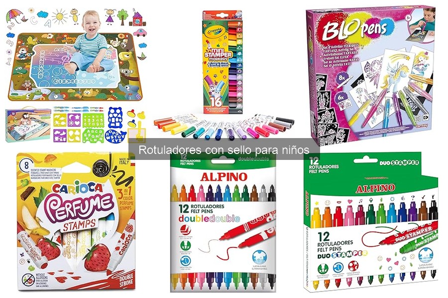 Dónde comprar rotuladores con sello para niños: mejores opciones
