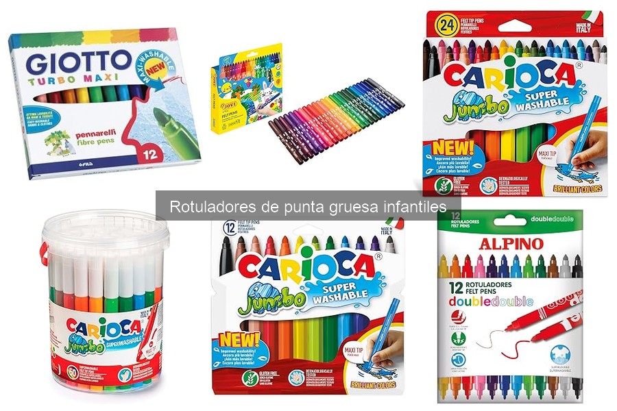 Dónde comprar rotuladores de punta gruesa para niños