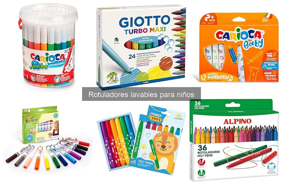 Dónde comprar rotuladores lavables para niños al mejor precio