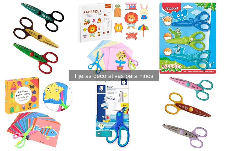 Dónde comprar tijeras decorativas para niños: precios y tiendas