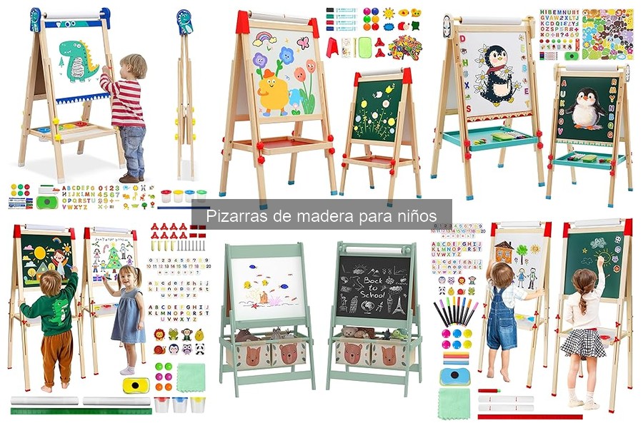 Elige el tamaño ideal de pizarras de madera para niños