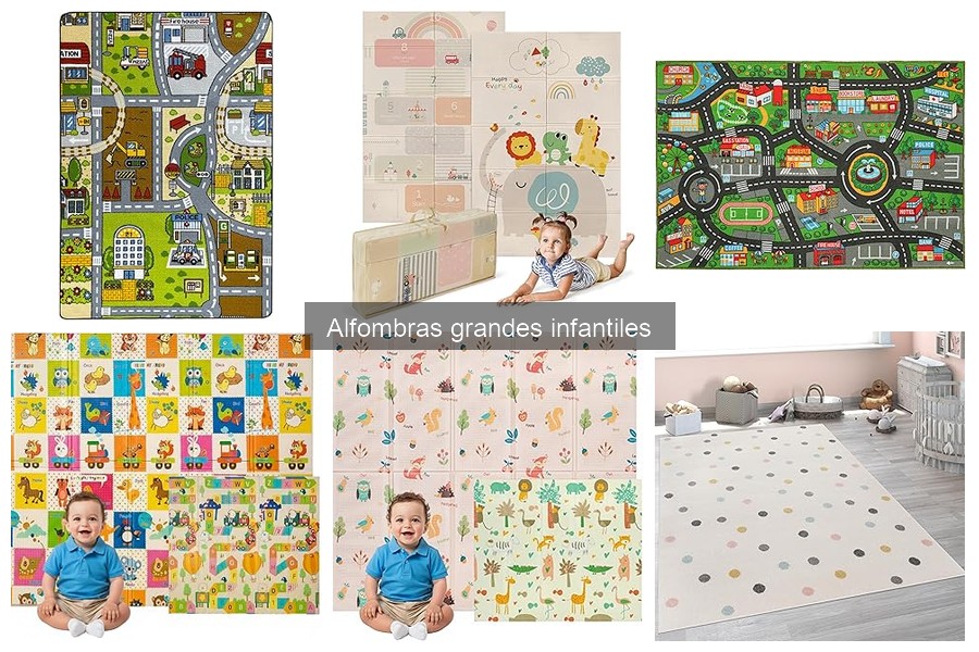 ** Errores comunes al elegir alfombras grandes infantiles
