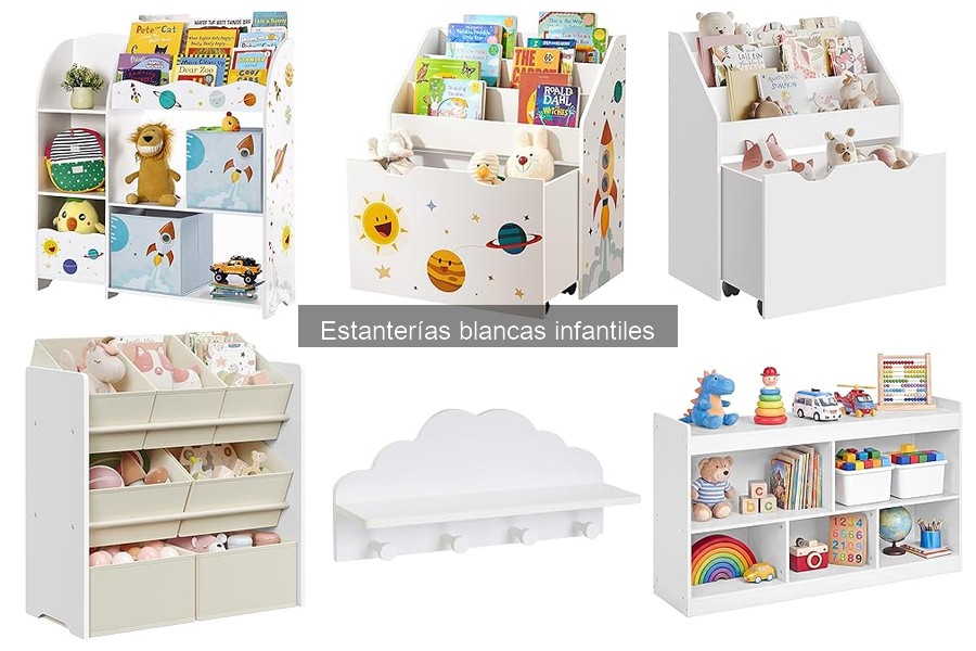 Errores comunes al elegir estanterías blancas para niños