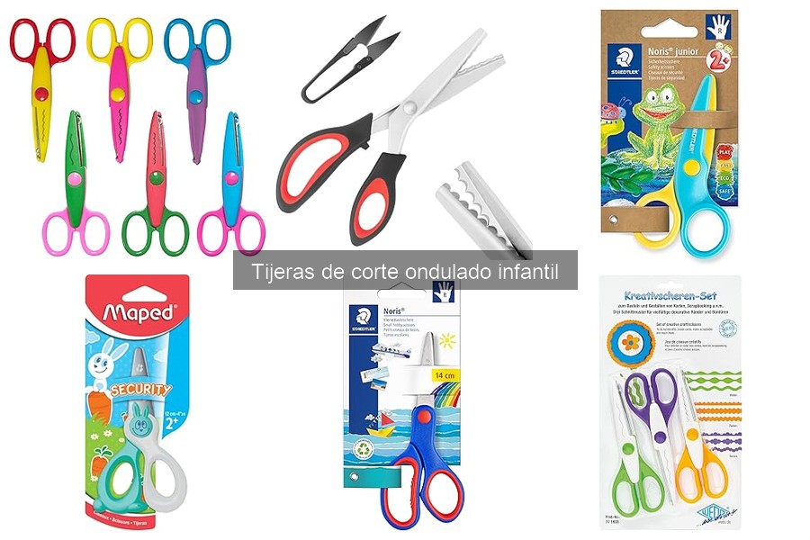 Errores comunes al elegir tijeras onduladas para niños