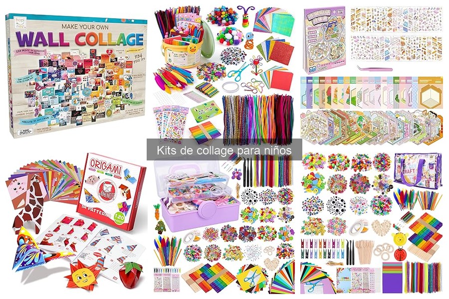 Errores comunes al usar kits de collage para niños
