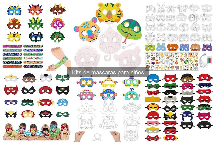 Errores comunes al usar kits de máscaras para niños