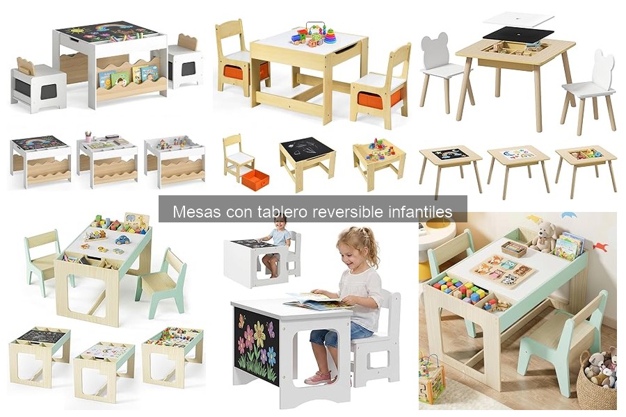 Errores comunes al usar mesas reversibles infantiles