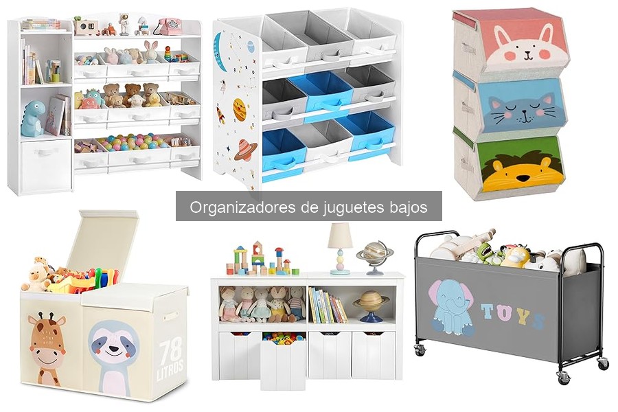 Errores comunes al usar organizadores de juguetes bajos