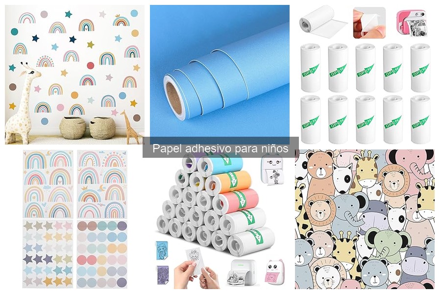 Errores comunes al usar papel adhesivo para niños