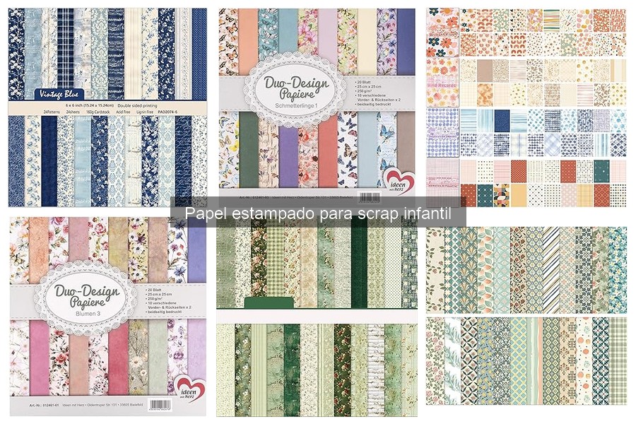 Errores comunes al usar papel estampado en scrap infantil