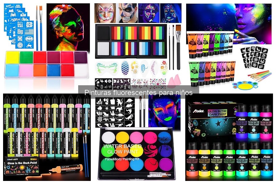 Errores comunes al usar pinturas fluorescentes para niños