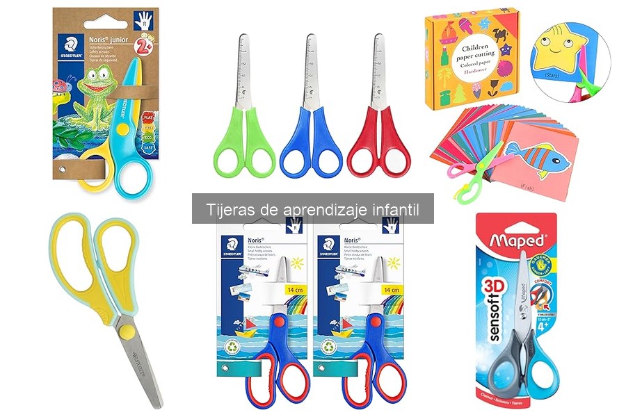 Errores comunes al usar tijeras de aprendizaje infantil