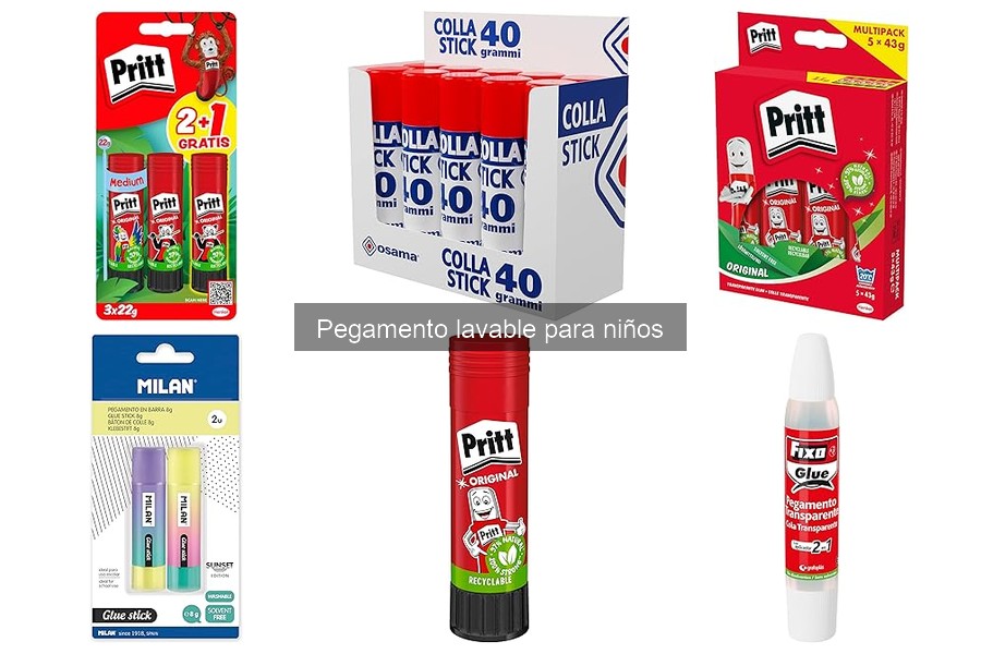 ¿Es seguro el pegamento lavable para niños? Todo lo que debes saber