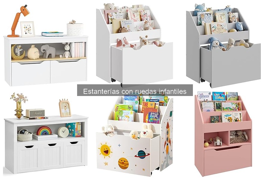 Estanterías con Ruedas Infantiles: Características y Beneficios