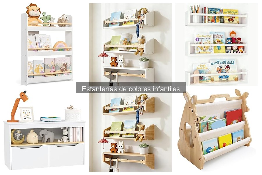 Estanterías de colores infantiles económicas: ¡Encuentra las mejores!