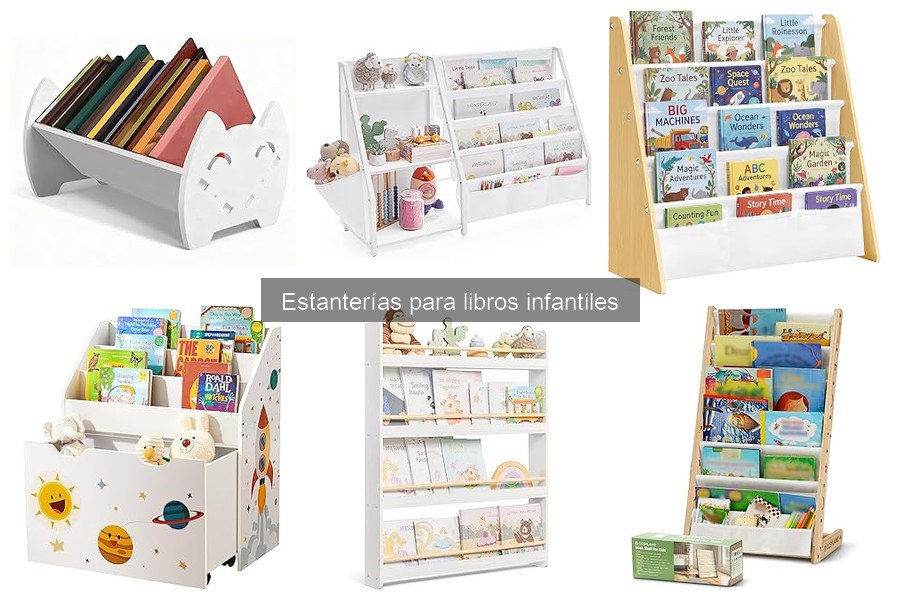 Estanterías para libros infantiles que transforman tu hogar