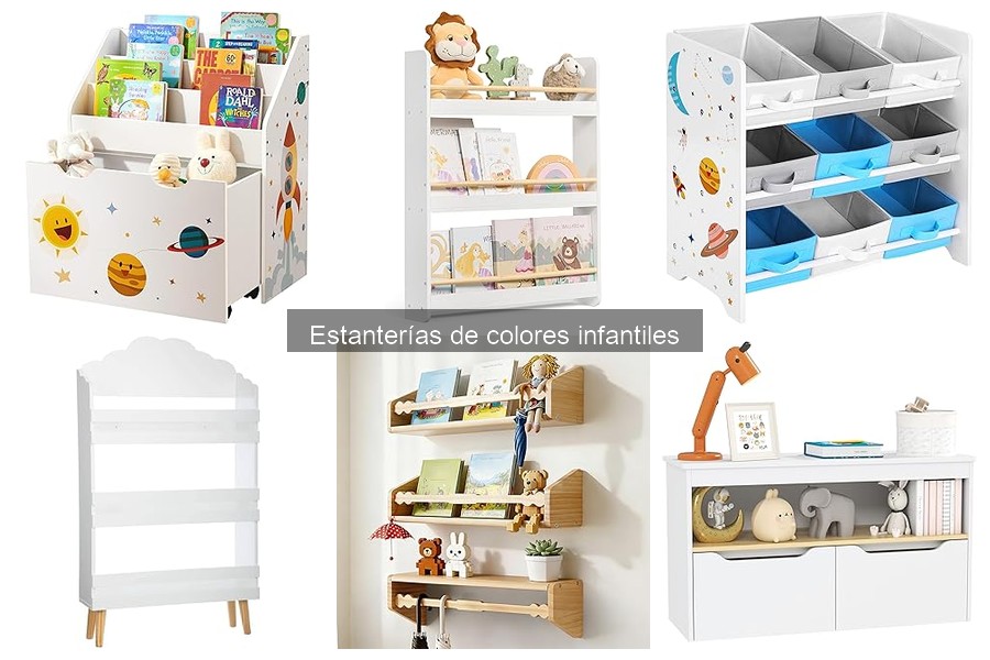 Estanterías personalizadas para habitaciones infantiles