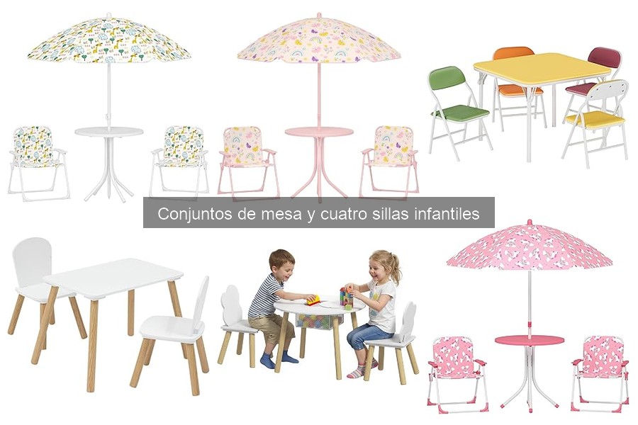 Estilos de Conjuntos de Mesa y Sillas Infantiles para Decorar
